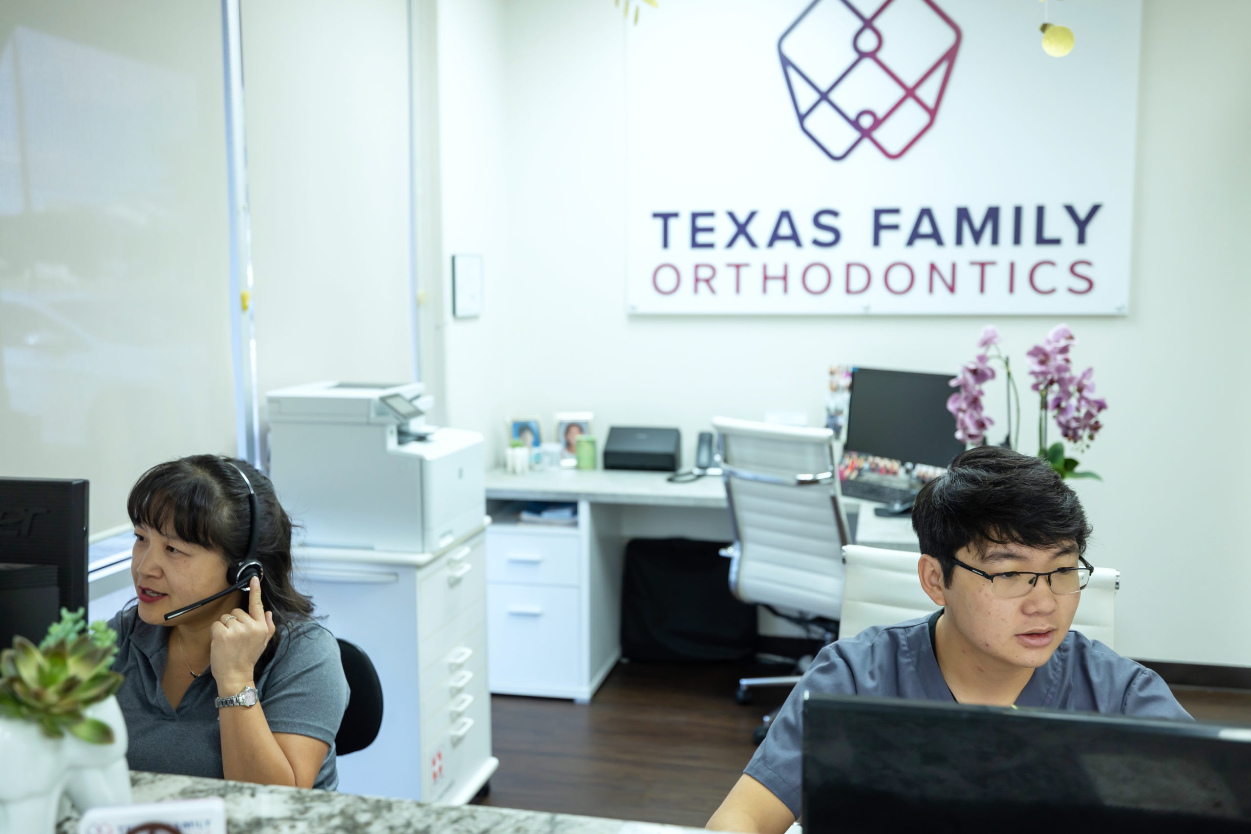young patient waiting during appointment